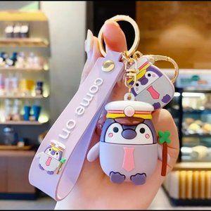 Cute Cartoon Keychain Selicone